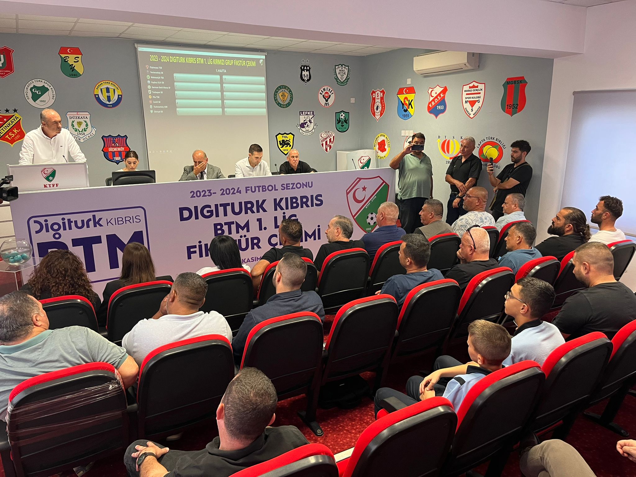 Digiturk Kıbrıs BTM 1.Lig'de fikstür çekildi